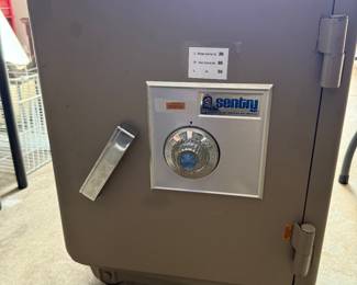Sentry safe with combination!