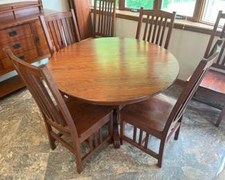 158 Bassett Arts Crafts Dining Table min