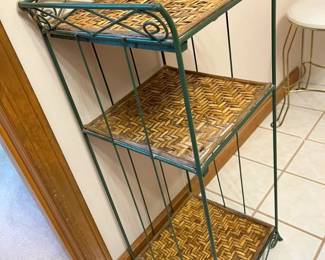 158 Woven 3Tier Shelving Etageremin