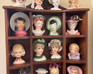 158 Vintage Head Vase Selectionmin