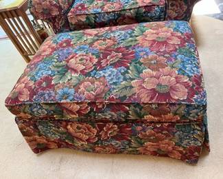 158 LADD Clayton Marcus Floral Tapestry Ottomanmin