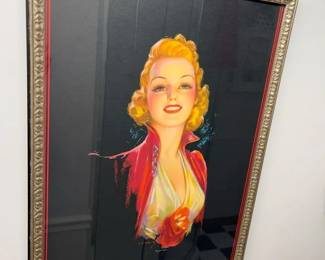 158 Jules Erbit Bright Eyes 1940s Pinup Calendar Print min
