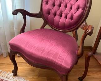 158 Vintage Taffetta Armchair min