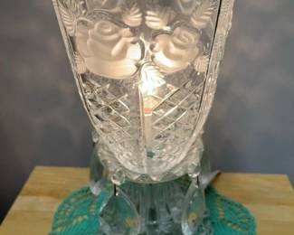 158 Vintage Crystal Boudoir Lampmin
