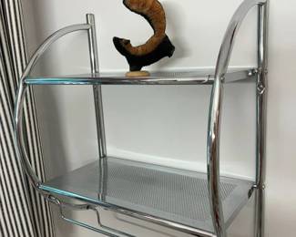 158 Retro Chrome Bathroom Shelfmin