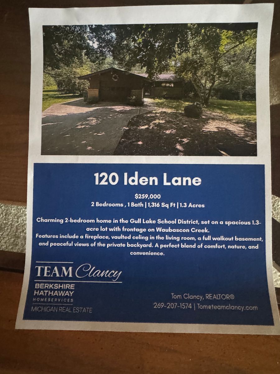 House info not included in sale