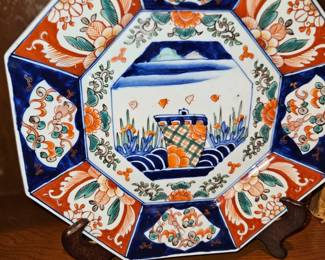 Hand painted decorative plate from travels abroad in the 70’s