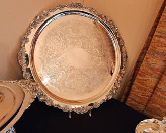 Silver plated tray