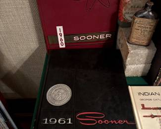 1960 & 1961 OKLAHOMA SOONERS yearbooks