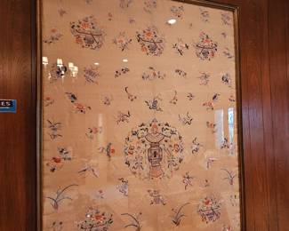 Hand embroidered one of a kind … the story is amazing 