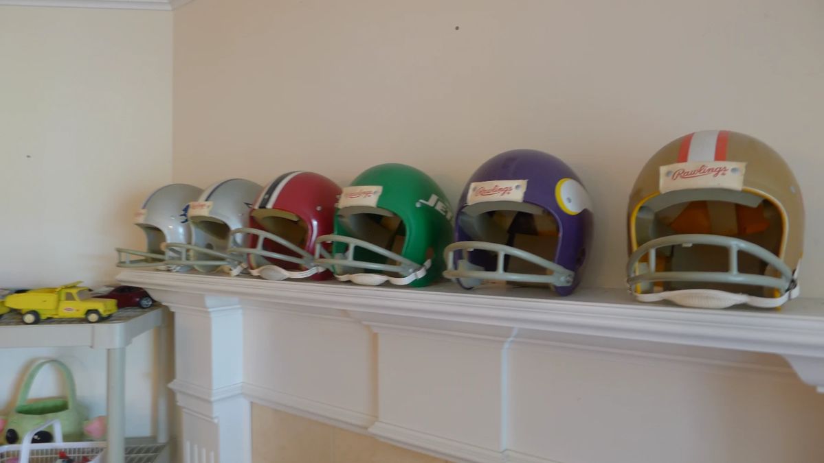 NFL HELMETS are some of the unique items you will find