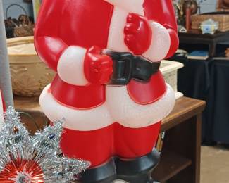Vintage Santa Blow Mold