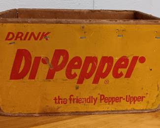 Dr. Pepper Cardboard Crate