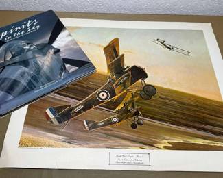 1969 Aviation Poster Later Book On WW2 Aircraft