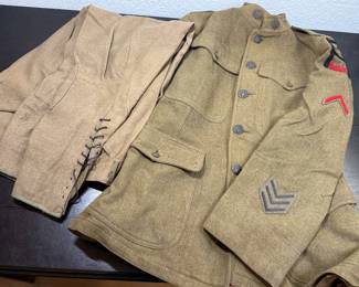 Original WW1 1st Army Engineers Uniform With Patch