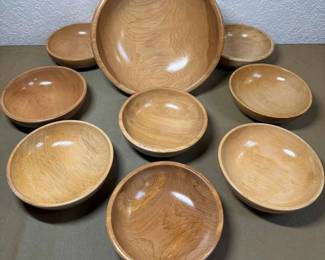 Wood Salad Set