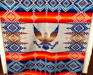 Beaver State Blanket Eagle Seelatsee Dedicated LONG HOUSE, WHITE SWAN