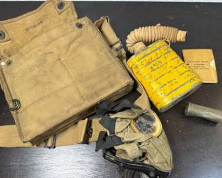 WW1 Era Small Box Respirator Gas Mask