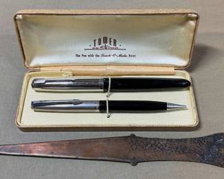 Parker Pen, Tower Pencil Copper Letter Opener
