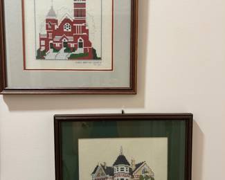 First Baptist Church Macon, GA/ (Hand cross stitched by the late Margie Hughes) Haas-Lilienthal House