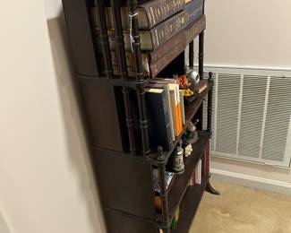Spindled Book Case/Music Boxes/Books