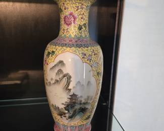 hand painted vase
