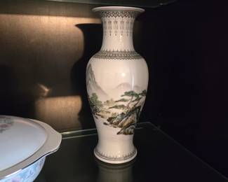 hand painted vase
