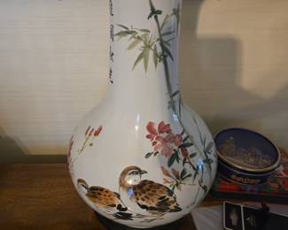 hand painted vase