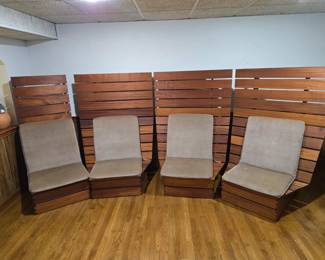 These are very cool MCM chairs can be used outside