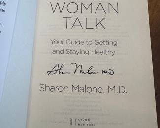 "Grown Woman Talk" Autographed by Sharon Malone, M.D.
