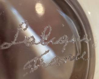 Lalique Crystal Swans