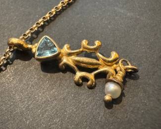 Sterling Silver Necklace with Sterling Silver Pendant