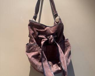 Kooba Brown Suede Bucket Bag