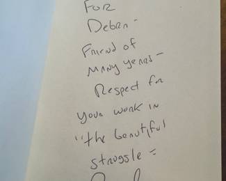 "Choke Hold (Policing Black Men)" Autographed by Paul Butler