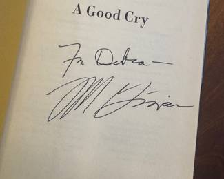 "A Good Cry" Autographed by Nikki Giovanni