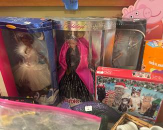 Large Collection of Boxed Barbie Dolls