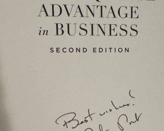 "The Etiquette Advantage in Business" Autographed by Peter Post
