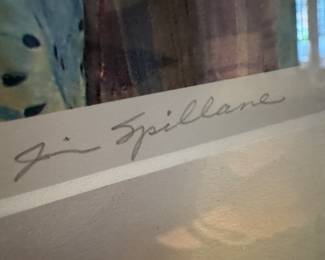 Framed "India" Photograph Signed Jim Spillane (36"W x 24"H)