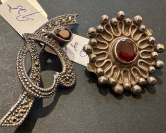 Sterling Silver Brooches