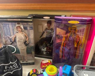 Large Collection of Boxed Barbie Dolls