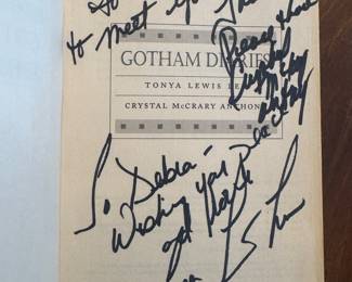 "Gotham Diaries" Autographed by Tonya Lewis Lee & Crystal McCrary Anthony