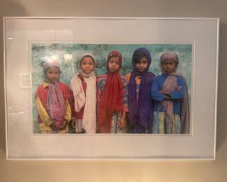 Framed "India" Photograph Signed Jim Spillane (36"W x 24"H)