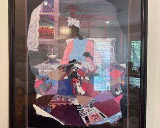 Framed Original Lithograph "You Reap What You Sew" Signed Leroy Campbell - Edition 222/1600