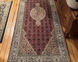 Hand-Knotted Wool Tabriz Runner (80"L x 33"W)
