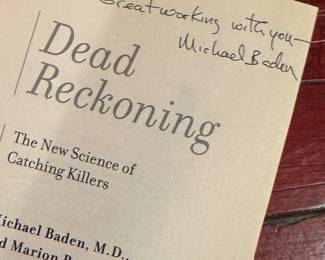 "Dead Reckoning" Autographed by Michael Baden M.D.