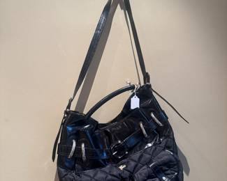 Burberry Bromley Prorsum Quilted Patent Leather Satchel Bag