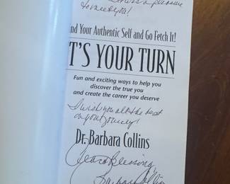 "It's Your Turn" Autographed by Dr. Barbara Collins