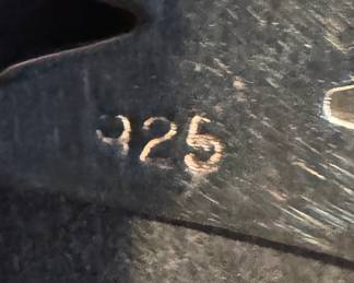 Sterling Silver Lightening Bolt Earrings