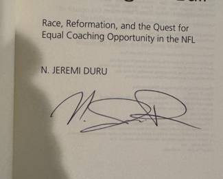 "Advancing the Ball" Autographed by N. Jeremi Duru