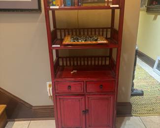 Pier 1 - 3 Tiered / 2 Drawer / 2 Door Shelf (21-1/2"W x 12-1/2"D x 51"H)